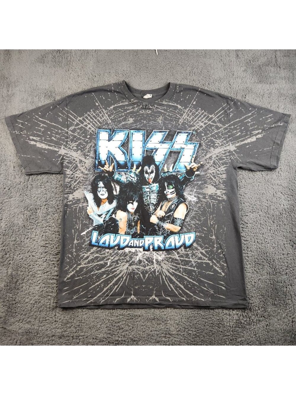 KISS Band T Shirt Men's Extra Large Tour Concert‎ Glam Rock Retro Band Music Tee